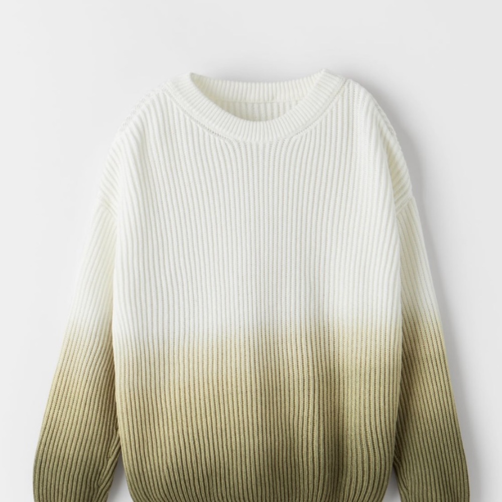 NWT DIP DYE KNIT SWEATER
